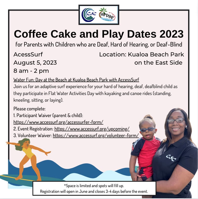 Coffee Cake and Play Dates August 2023 Flyer