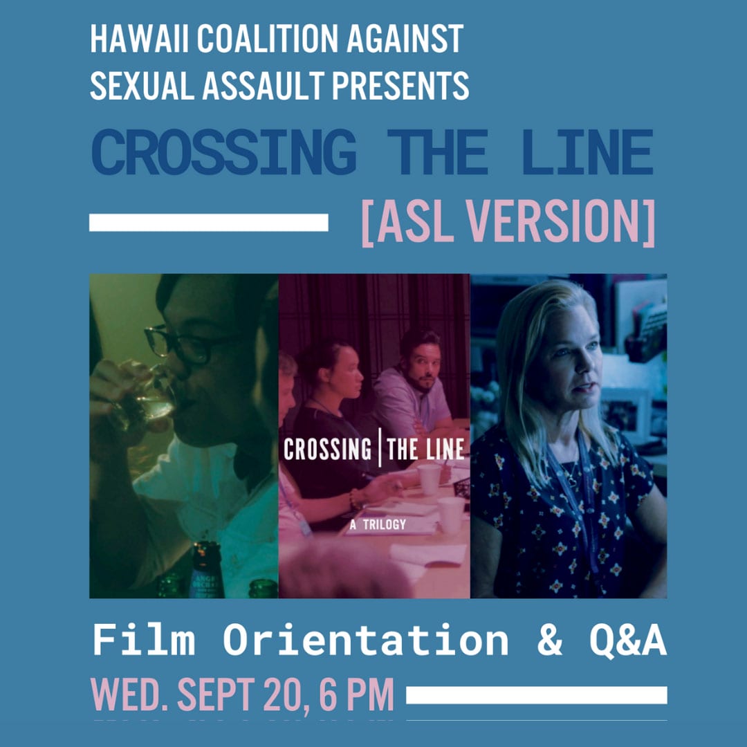 Crossing the Line Flyer