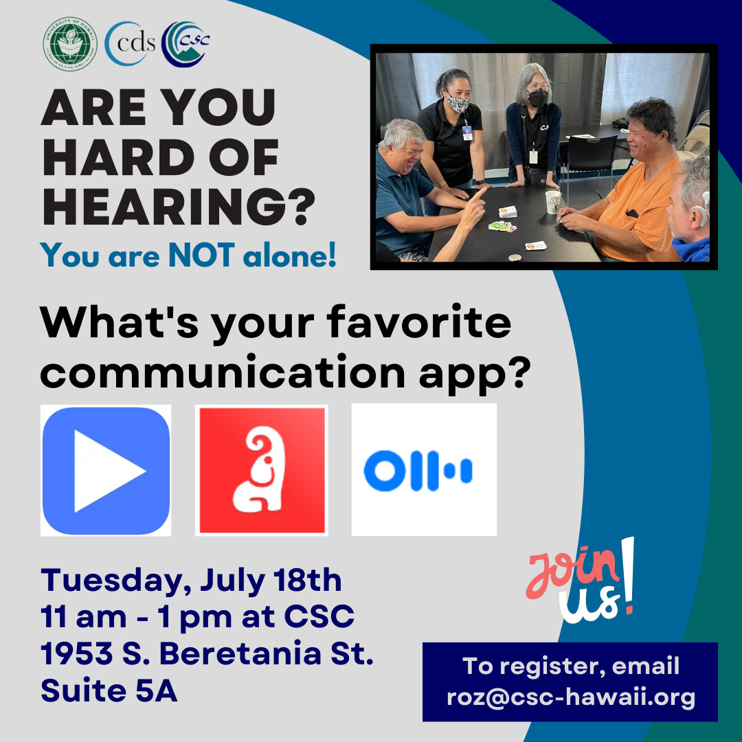 Hard of Hearing Group: Communication Apps