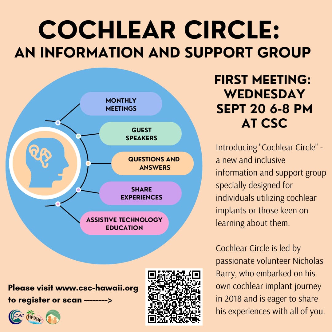 Cochlear Support Group Flyer