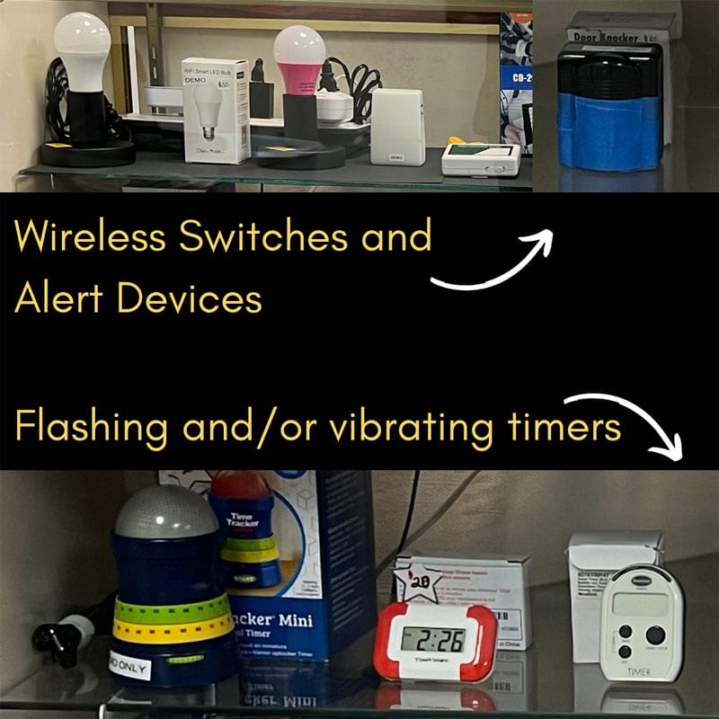 Photos: Wireless Switches and Alert Devices & Flashing and/or Vibrating Timers
