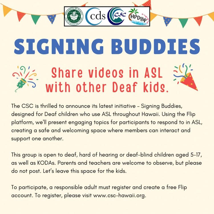 New CSC Group: Signing Buddies