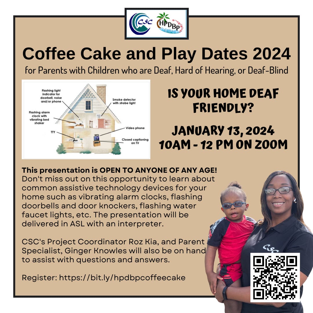 Coffee Cake and Play Dates Flyer