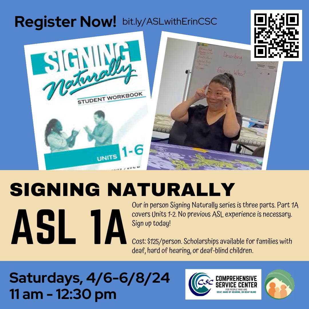 Signing Naturally: ASL 1A Flyer