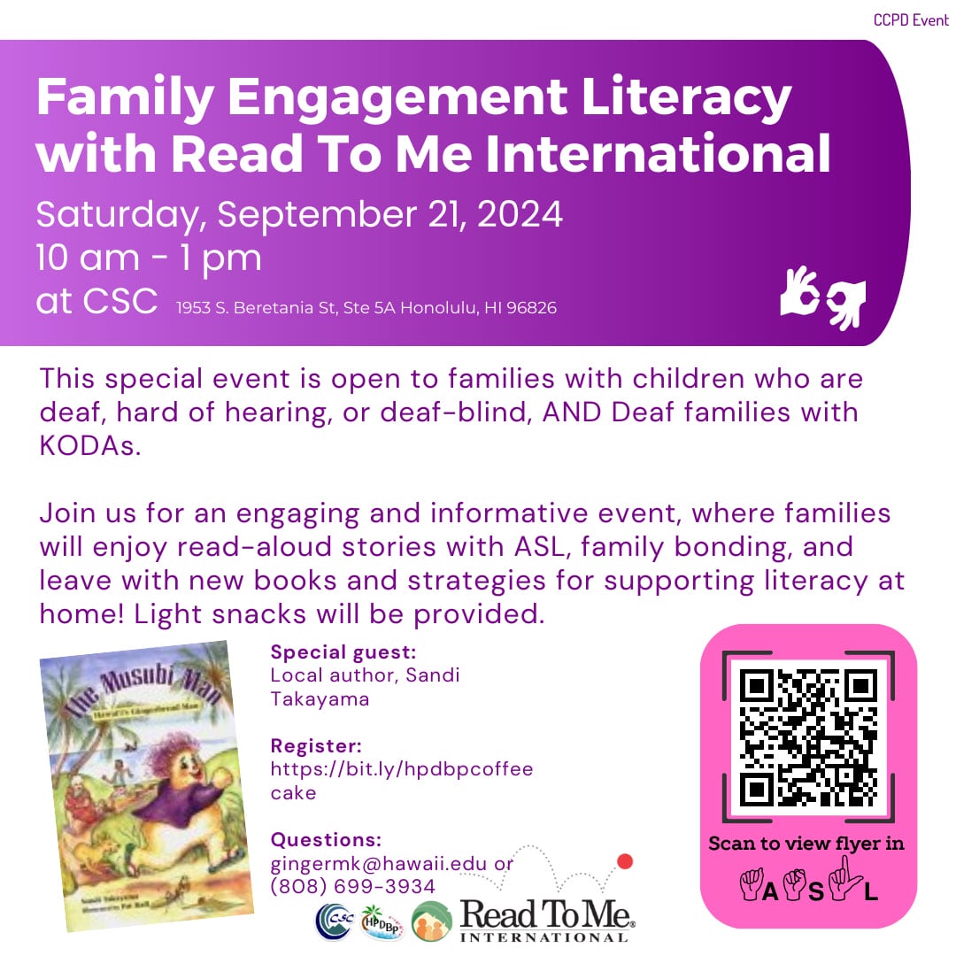 Family Engagement Literacy Flyer