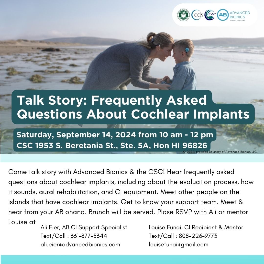 Talk Story Cochlear Implants Flyer