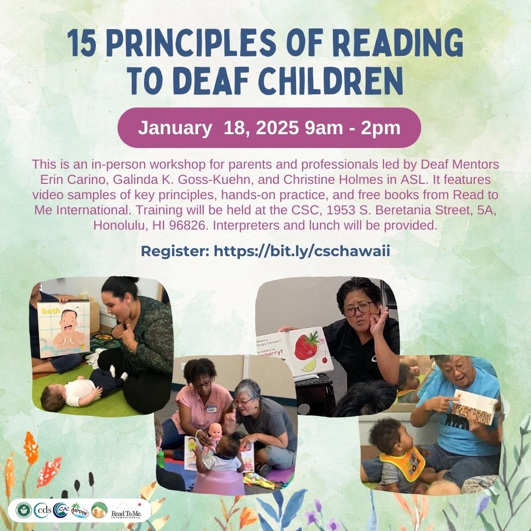 15 Principles of Reading to Deaf Children