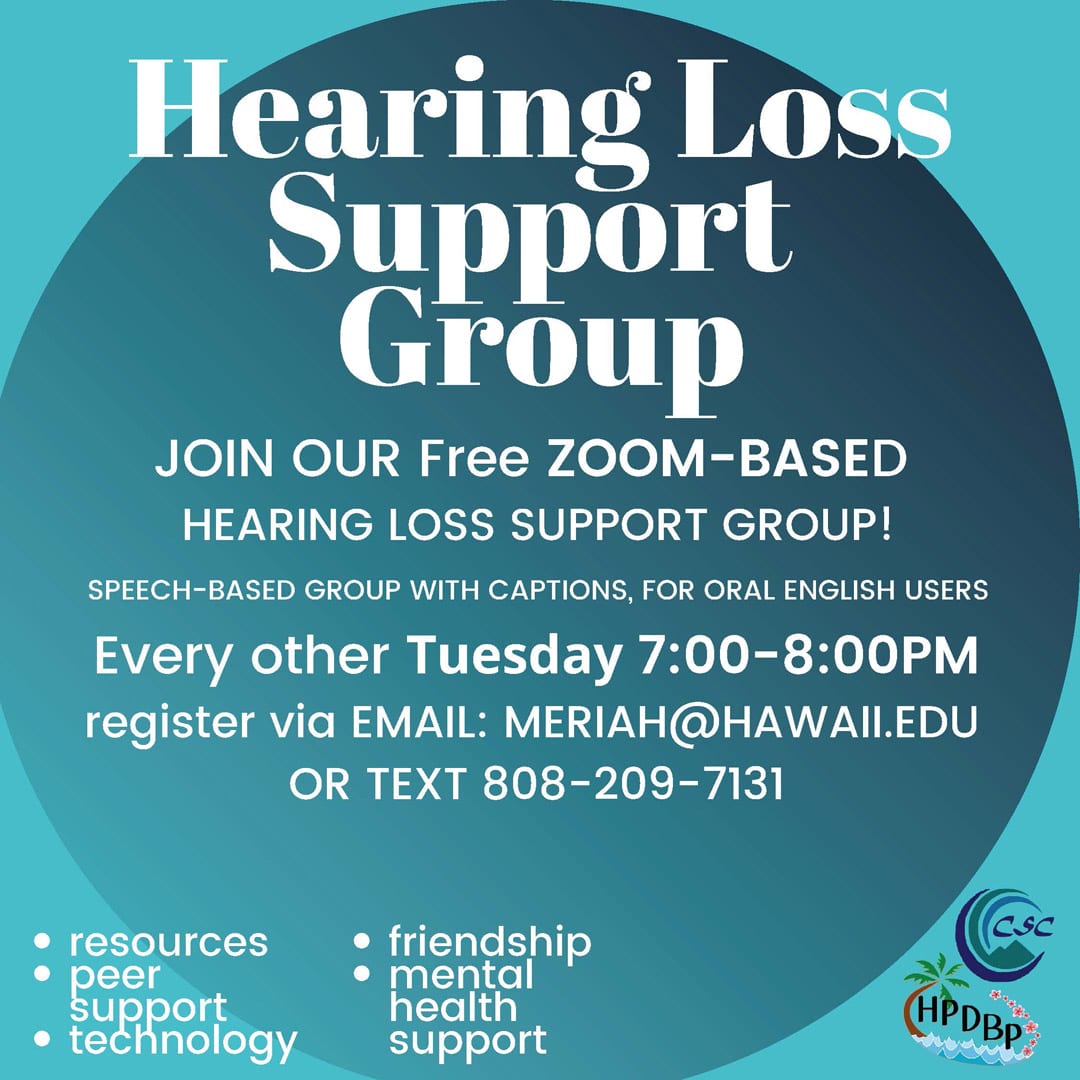 Hearing Loss Support Group Flyer