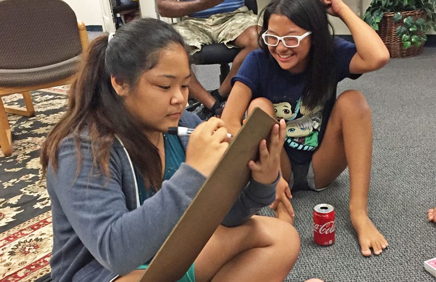 Photo: Students taking notes at the CSC