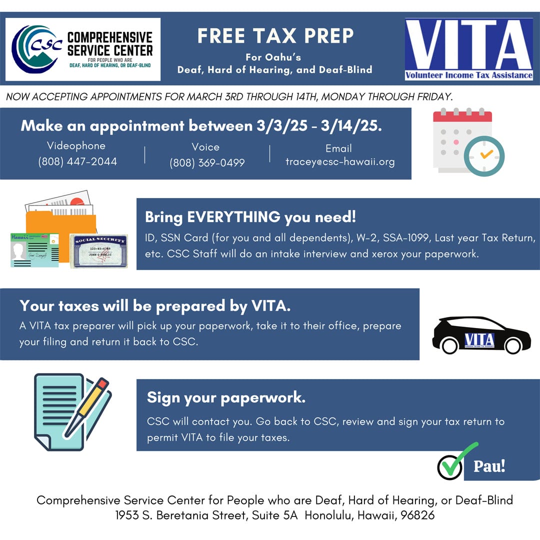 Free Tax Prep Flyer